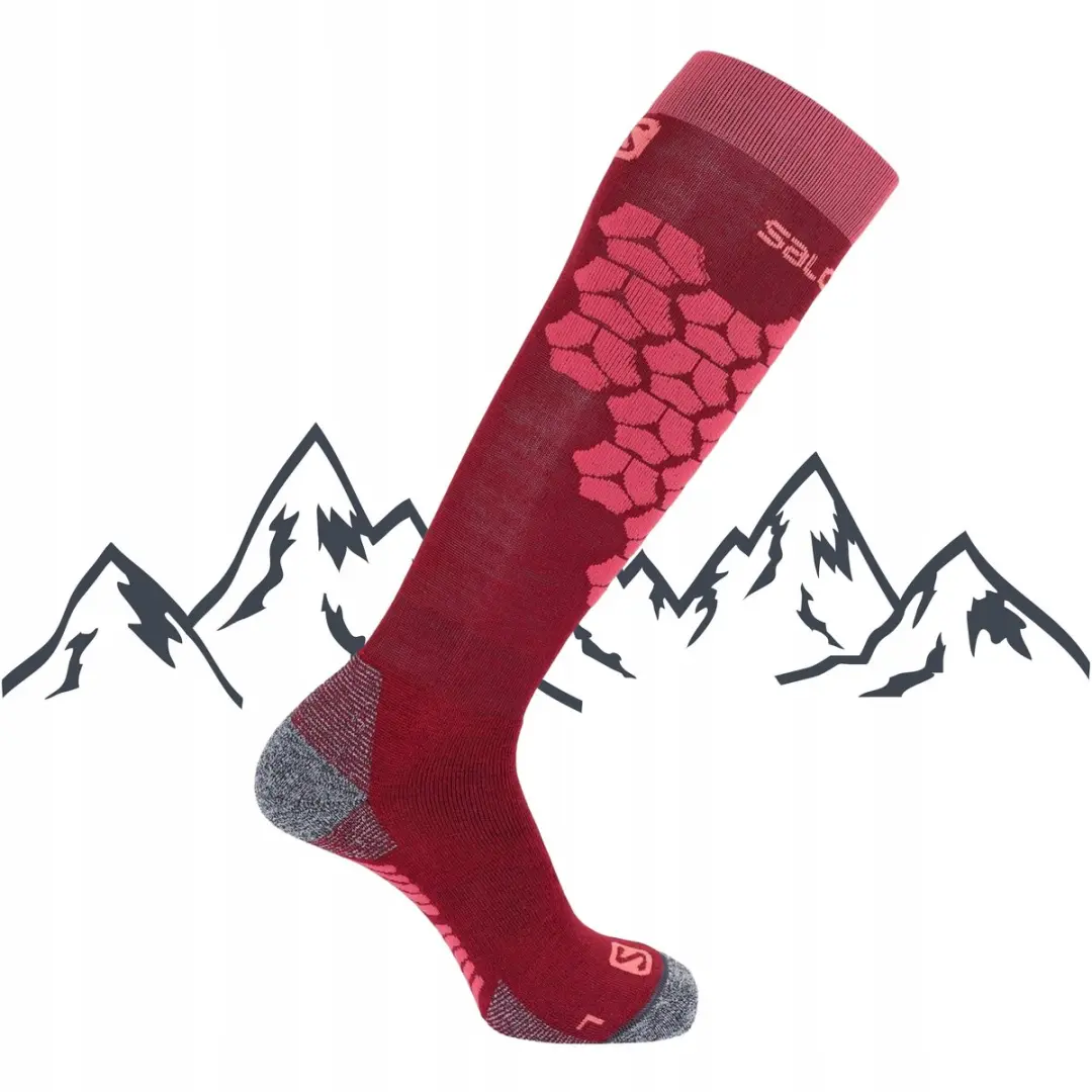 Salomon S/ACCESS Merino Skisokken Warm Heren Dames Maat 45-47