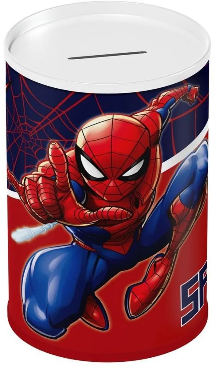 Marvel Spider-Man Metalen Spaarpot 10x15cm