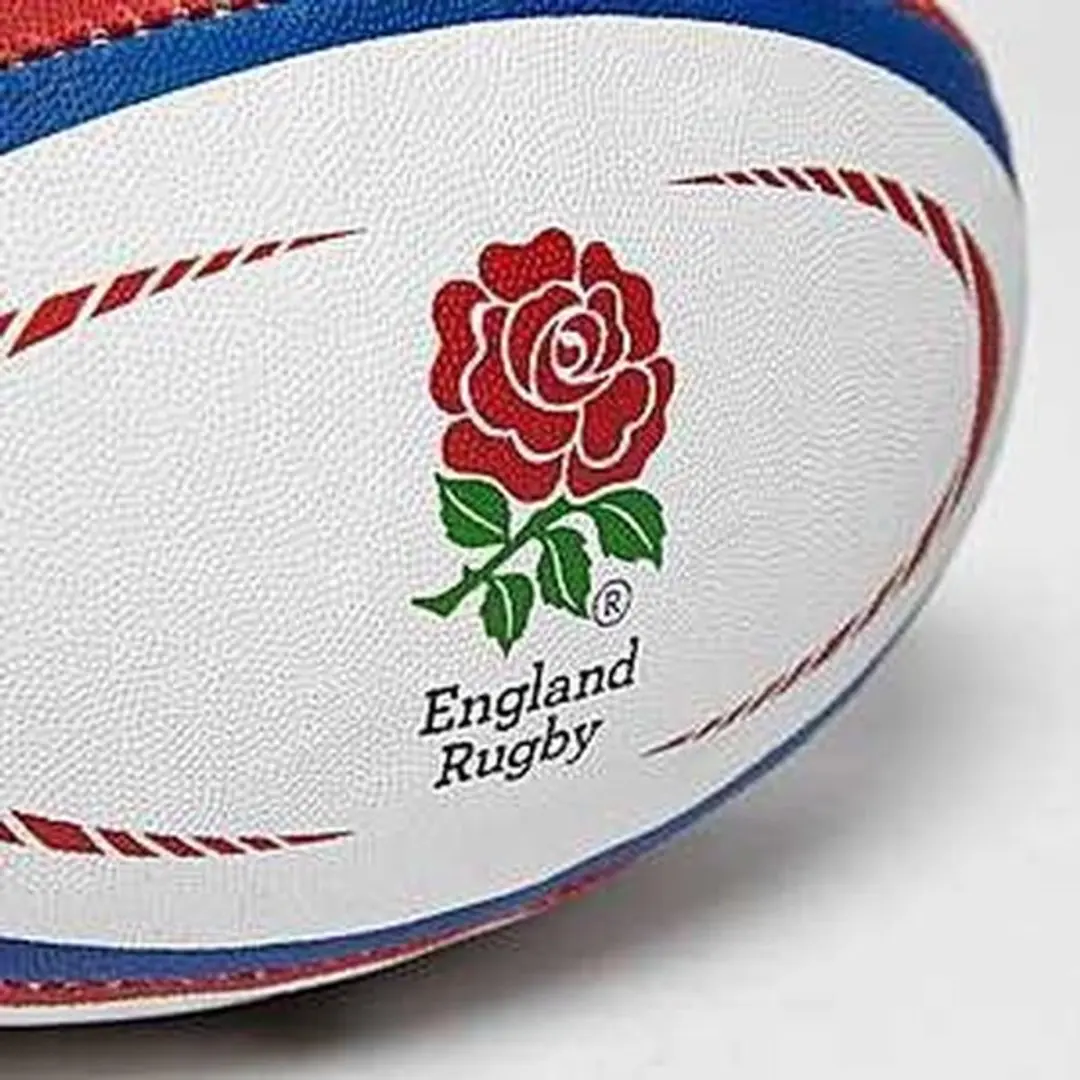 Gilbert Ball Replica England SZ 5 - Rugbybal - afbeelding 6 van 6