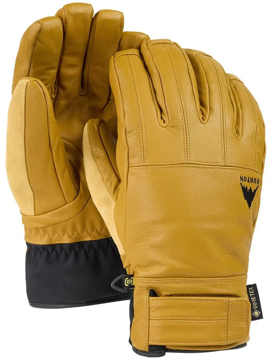 Burton Gondy Gore Leather Gore-tex® Handschoenen Geel S Man