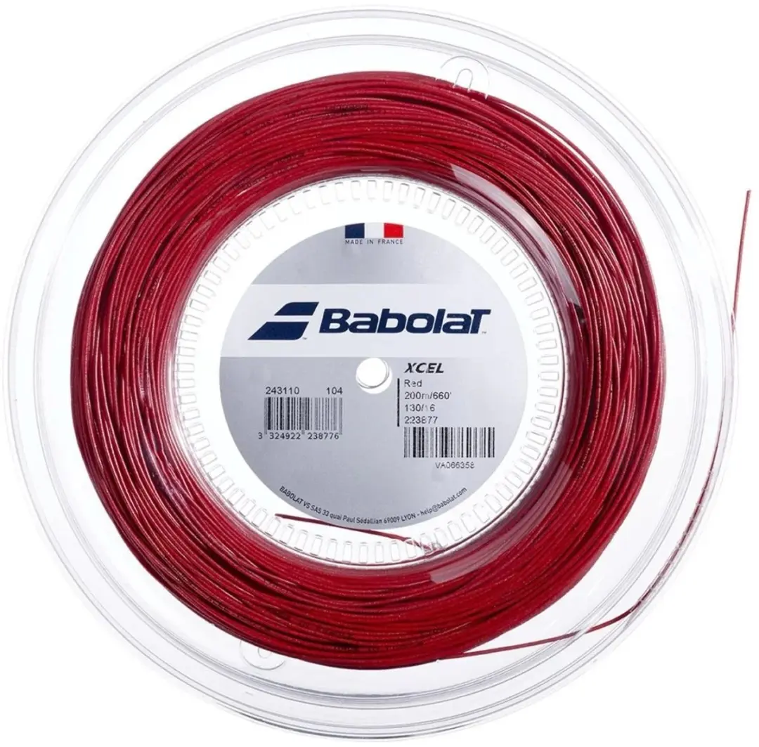 Babolat Xcel Tennissnaar 200m Rood 1.25mm