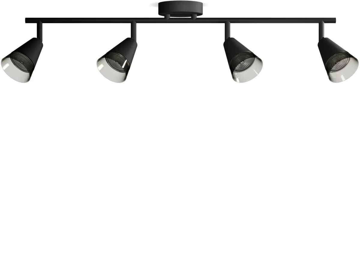 Philips Cleft Spot Plafondspot 3x5W - Zwart