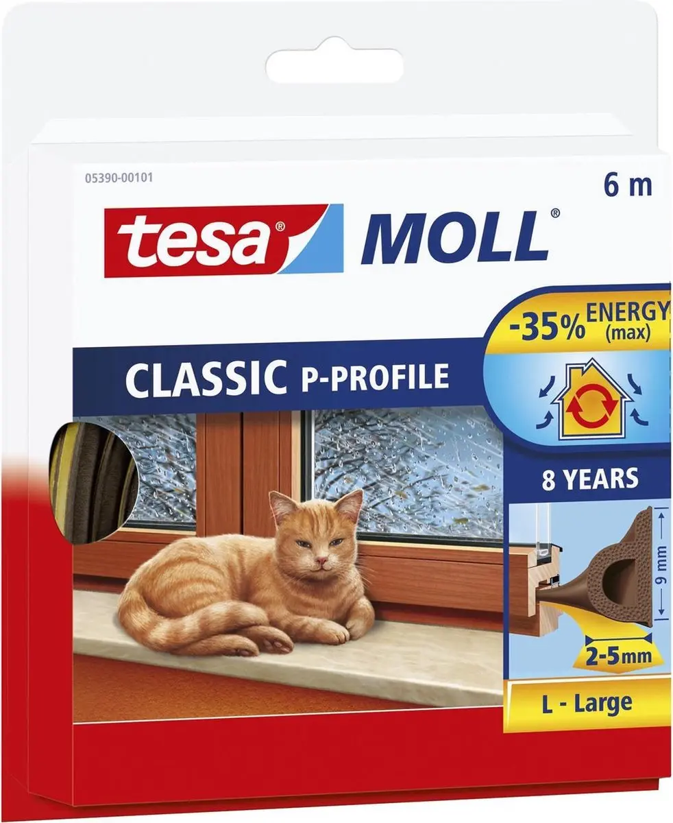 Tesa tesamoll Afdichtingstape P-PROFILE 05390-00101-00