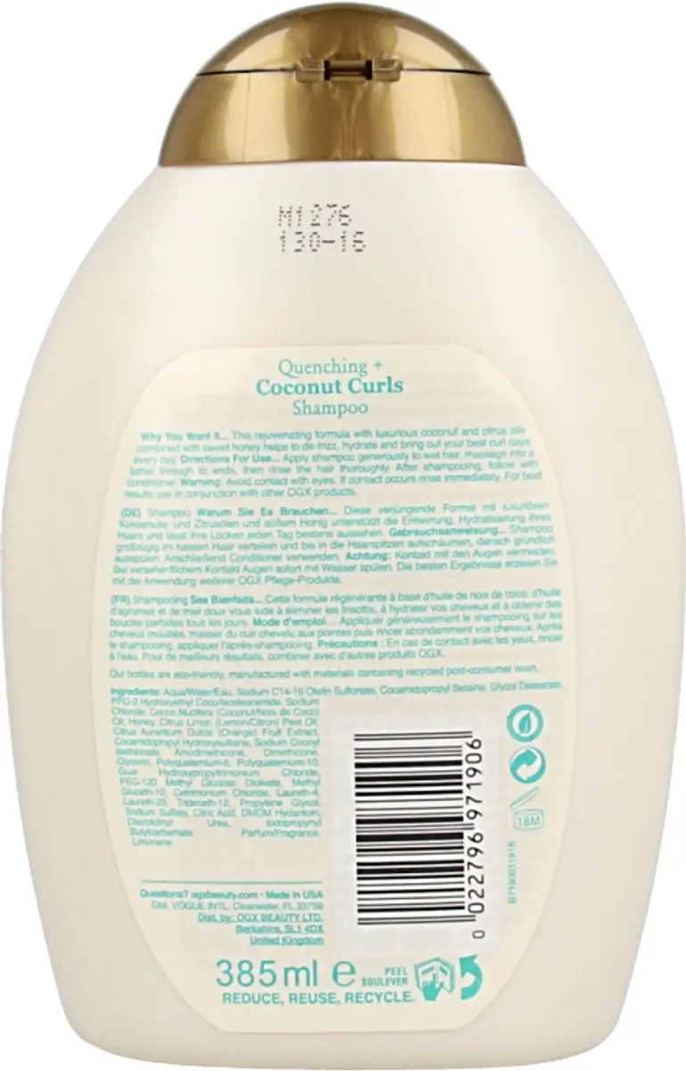 OGX Quenching Coconut Curls Shampoo 385ml