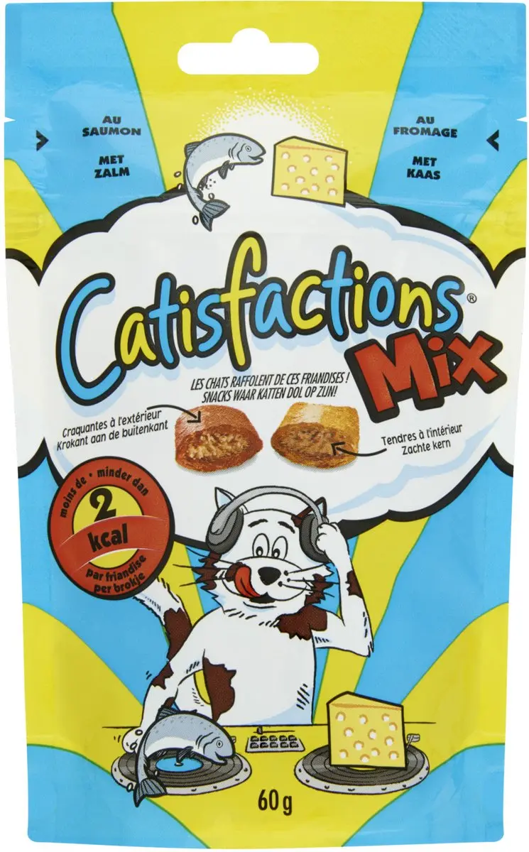 Catisfactions Kattensnoepjes Mix 60g