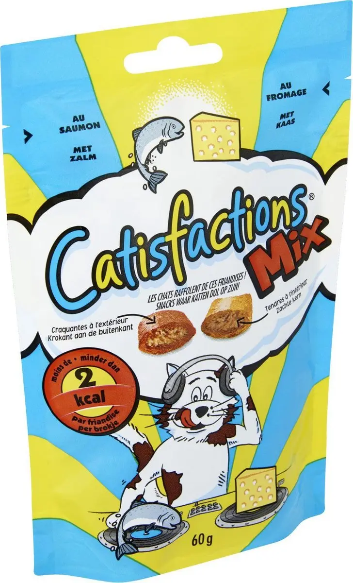 Catisfactions Kattensnoepjes Mix 60g