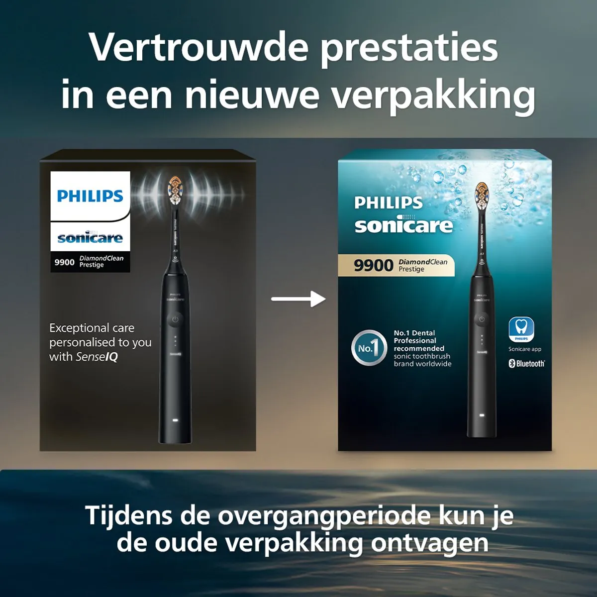 Philips Sonicare DiamondClean 9000 HX9911/27 Elektrische Tandenborstel - Wit