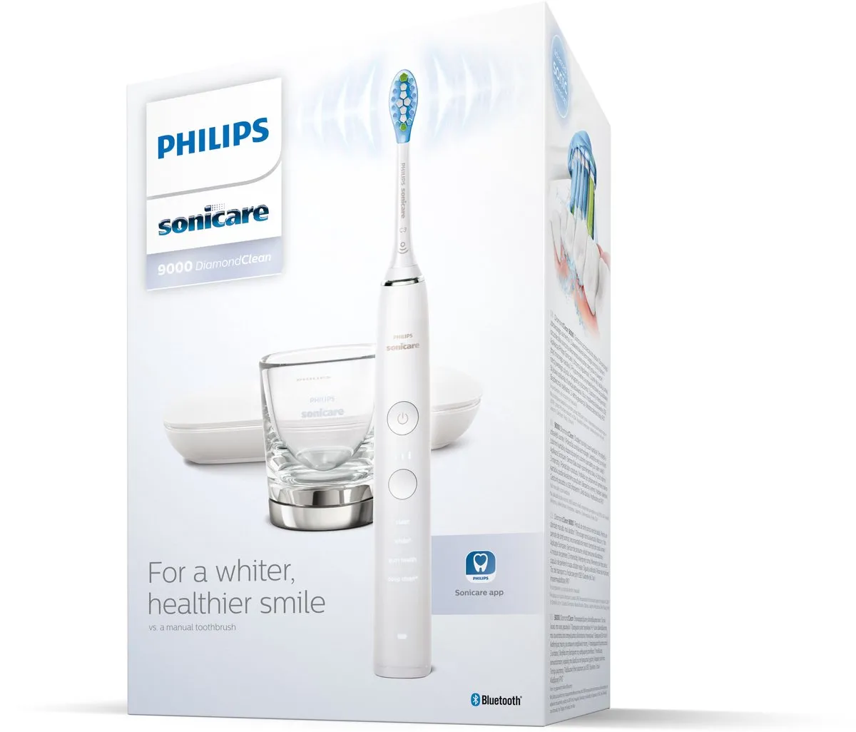 Philips Sonicare DiamondClean 9000 HX9911/27 Elektrische Tandenborstel - Wit