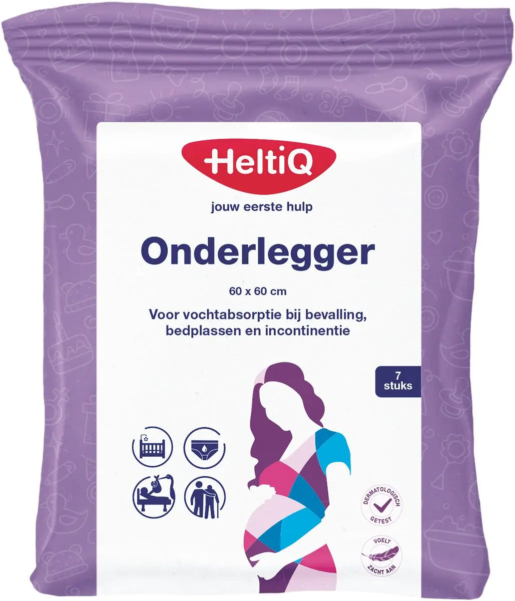 Heltiq Onderlegger 60x60cm - 7 Stuks Wit - afbeelding 5 van 6