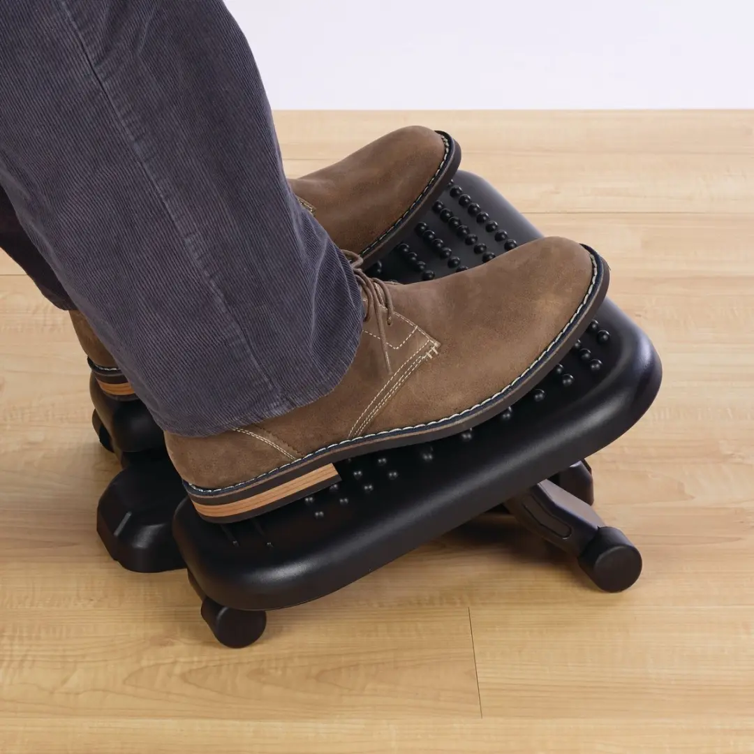 Kensington SoleMassage Verstelbare Voetensteun - Zwart - afbeelding 4 van 6