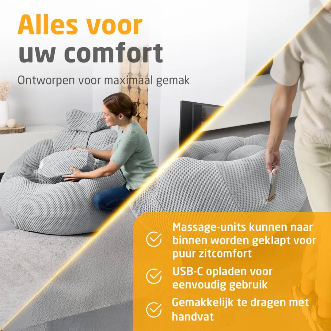 Medisana RS 100 Bubbelsofa lichtgrijs - afbeelding 4 van 6