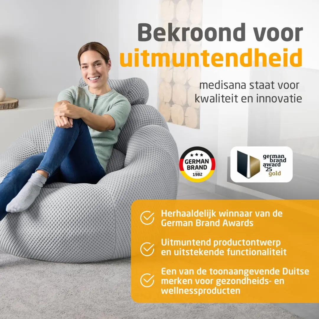 Medisana RS 100 Bubbelsofa lichtgrijs - afbeelding 5 van 6