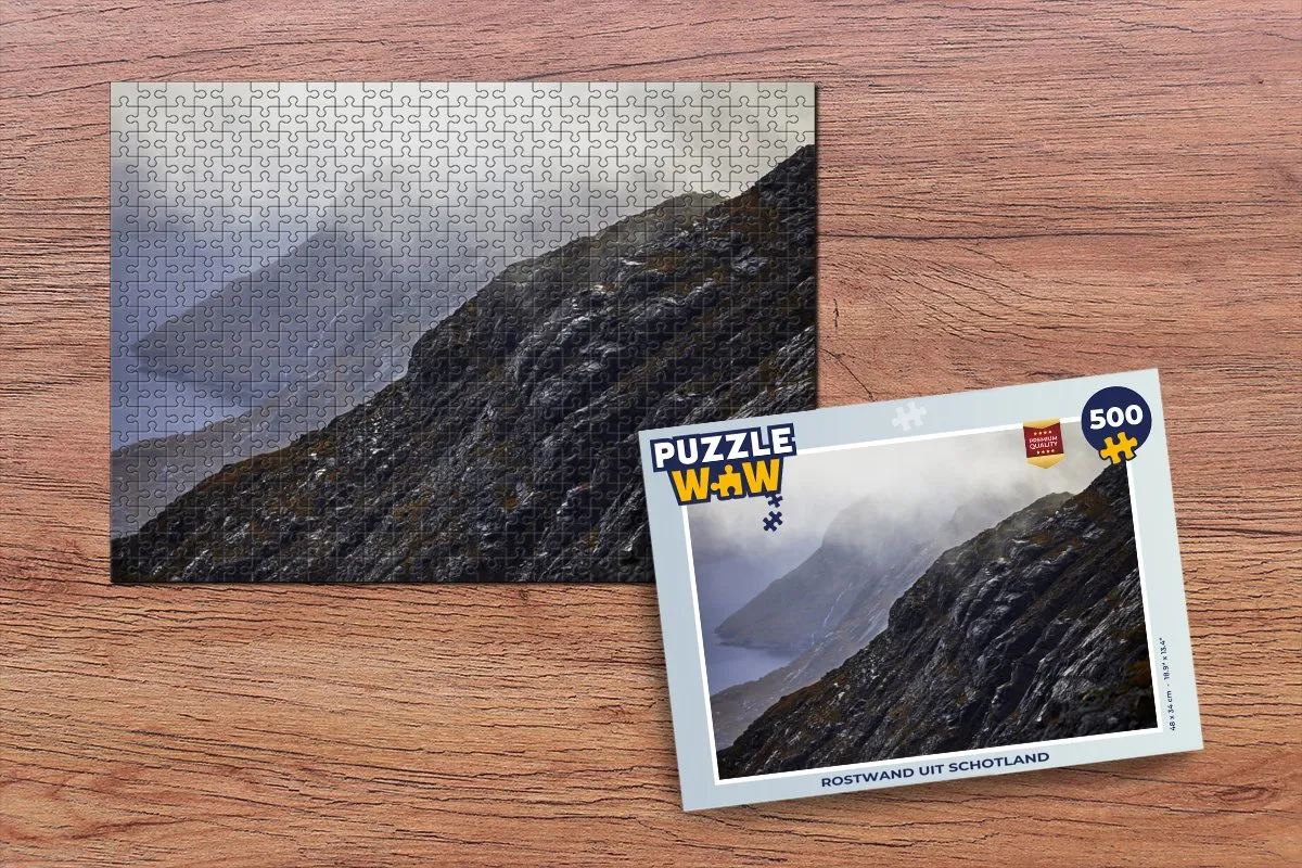 PuzzleWow Rostwand uit Schotland Legpuzzel 500 Stuks - Multicolor