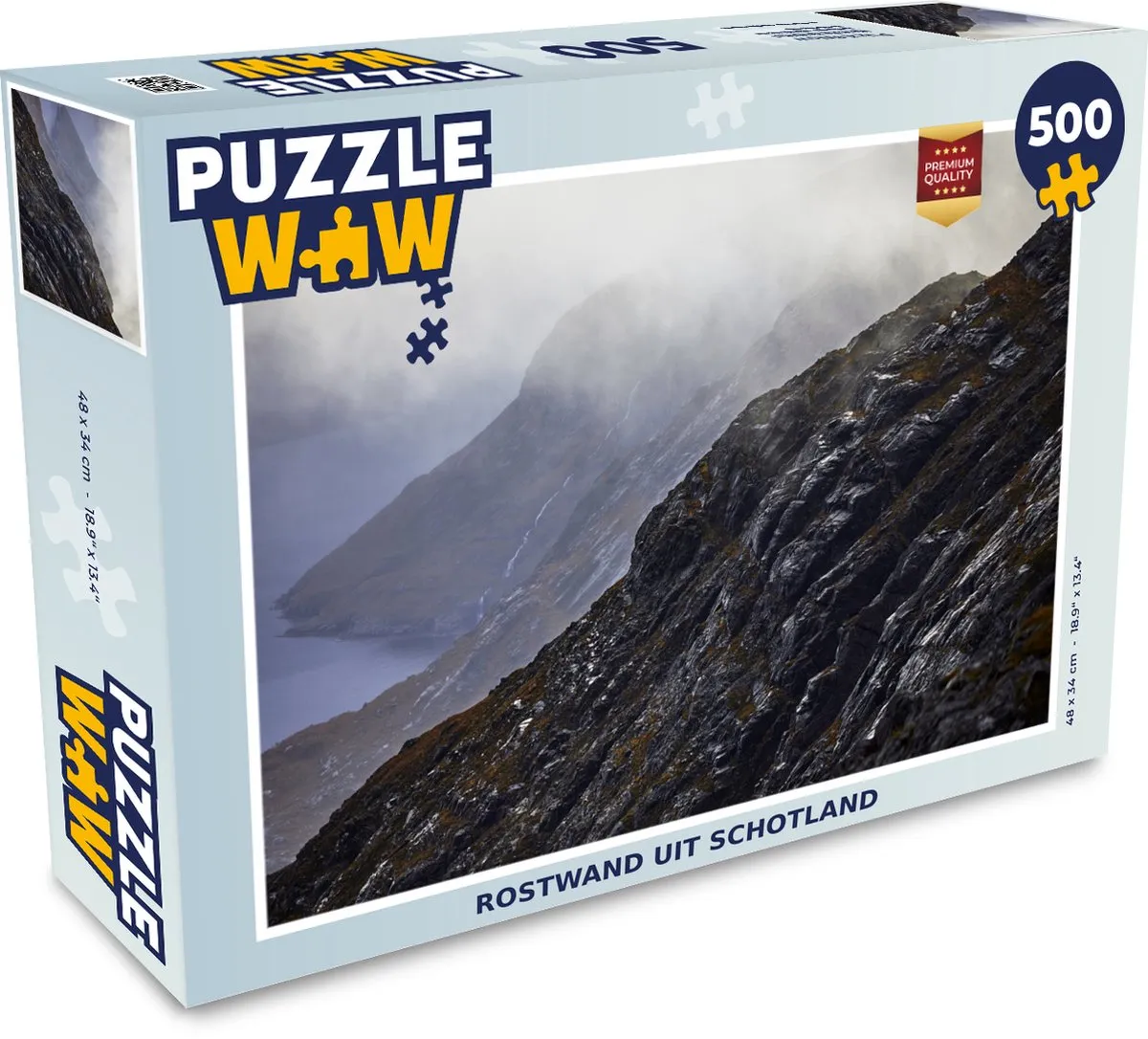 PuzzleWow Rostwand uit Schotland Legpuzzel 500 Stuks