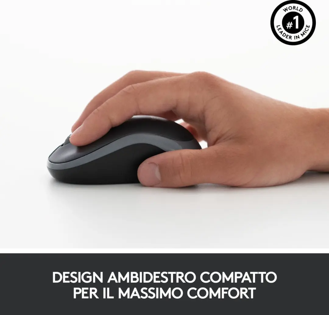 Logitech MK270 Draadloos Toetsenbord & Muisset - Zwart - afbeelding 5 van 6