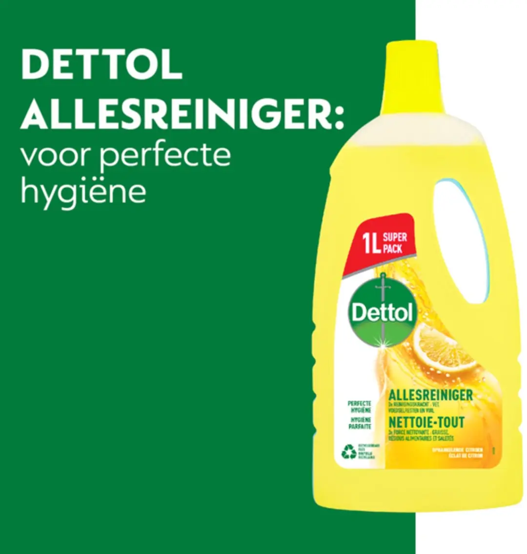 Dettol Allesreiniger Citrus 1L - afbeelding 3 van 6