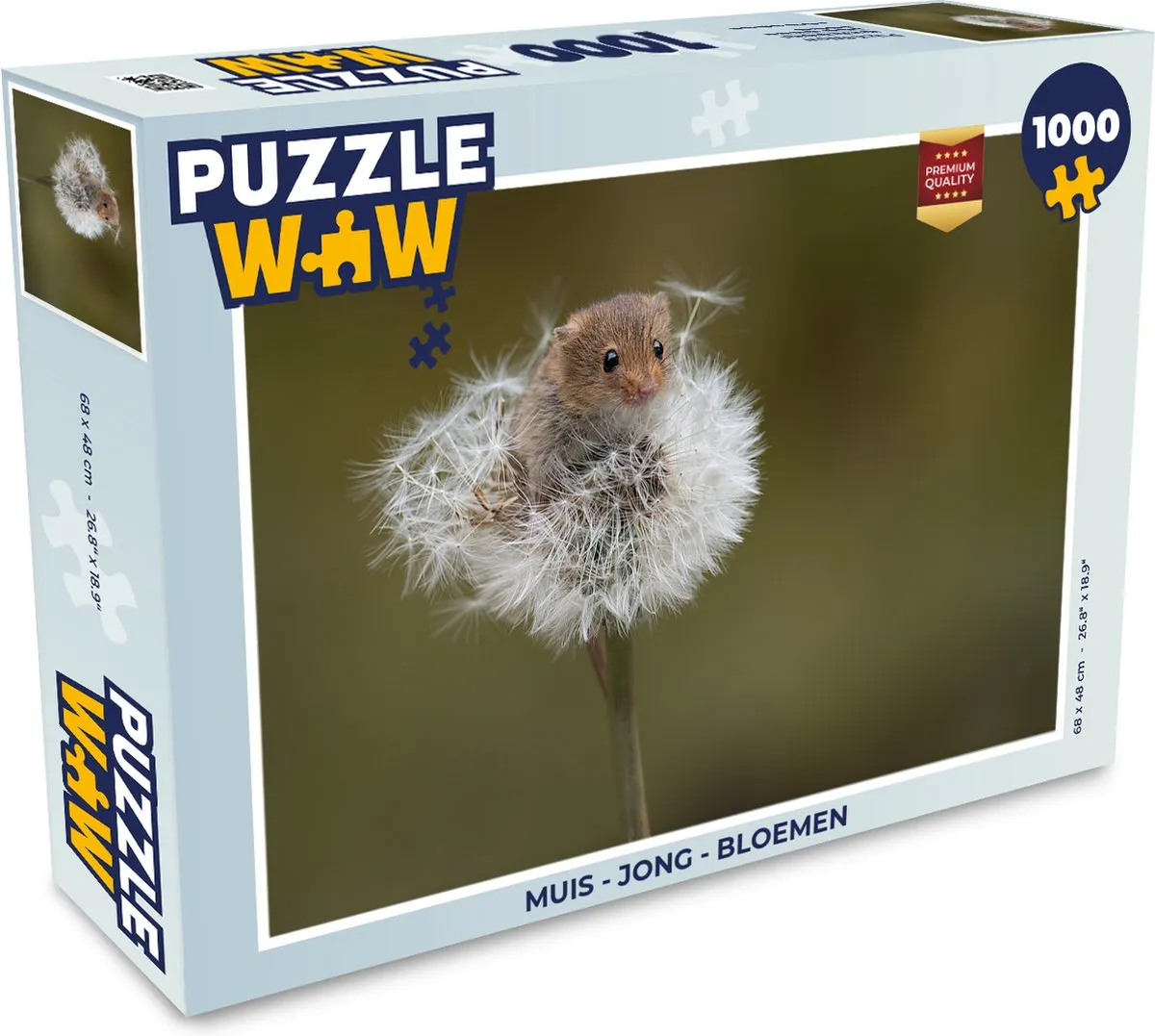 PuzzleWow Jong Bloemen Legpuzzel 1000 Stuks