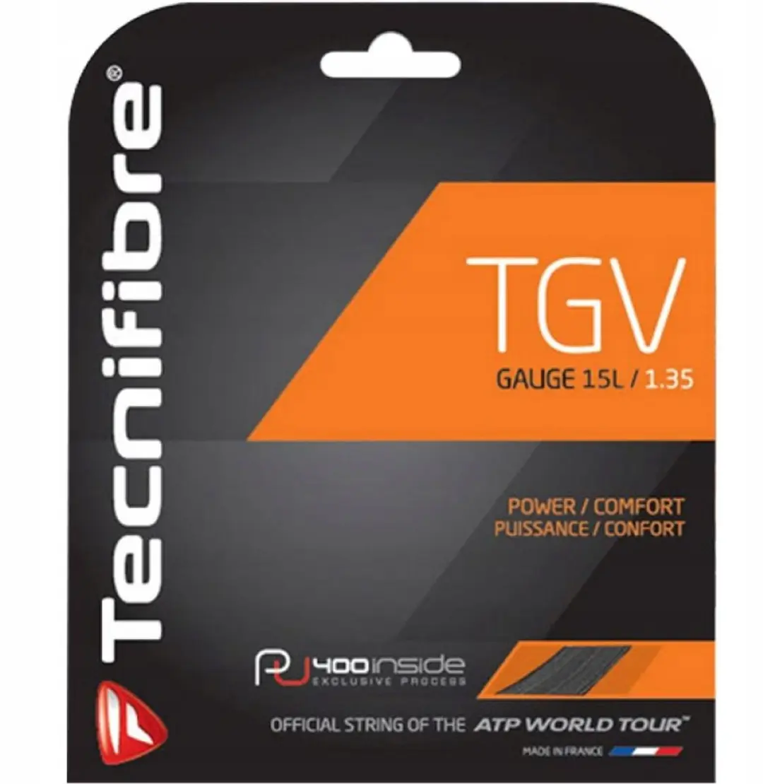 Tecnifibre TGV String 1.25 Set - Tennisstrings - Zwart - afbeelding 2 van 2