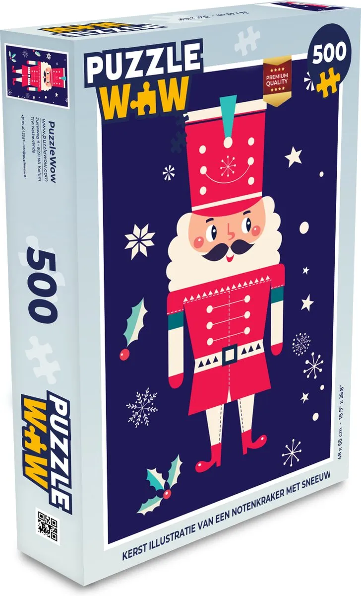 PuzzleWow Kerstman Legpuzzel 500 Stuks