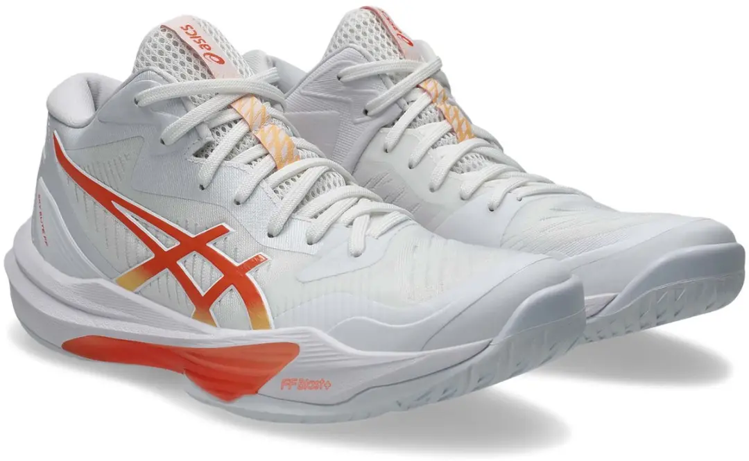 ASICS Sky Elite FF MT Volleybalschoenen 39.5 - Wit - afbeelding 6 van 6