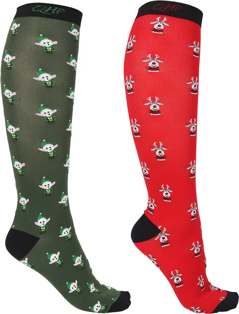 QHP Kniekous Kerst Elf/Rudolph