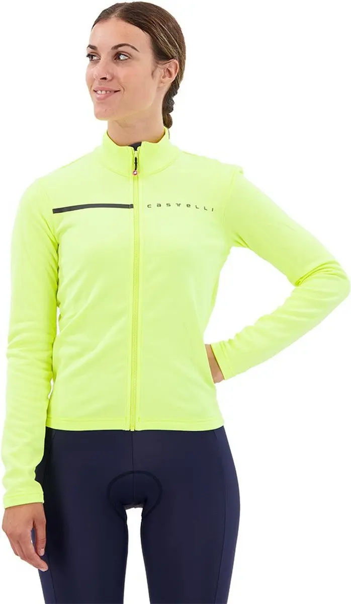 Castelli SINERGIA 2 Fietsshirt BRILLIANT YELLOW/DARK GRAY