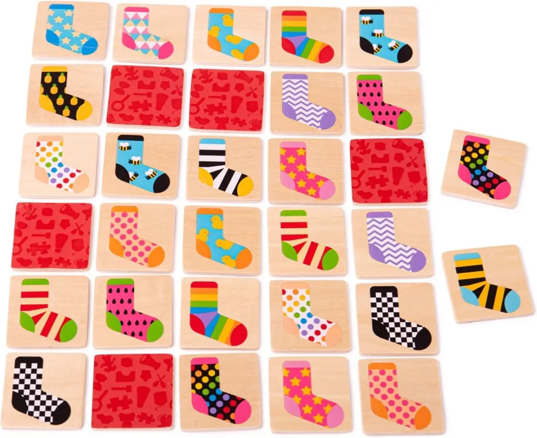Bigjigs Toys Sokken memo