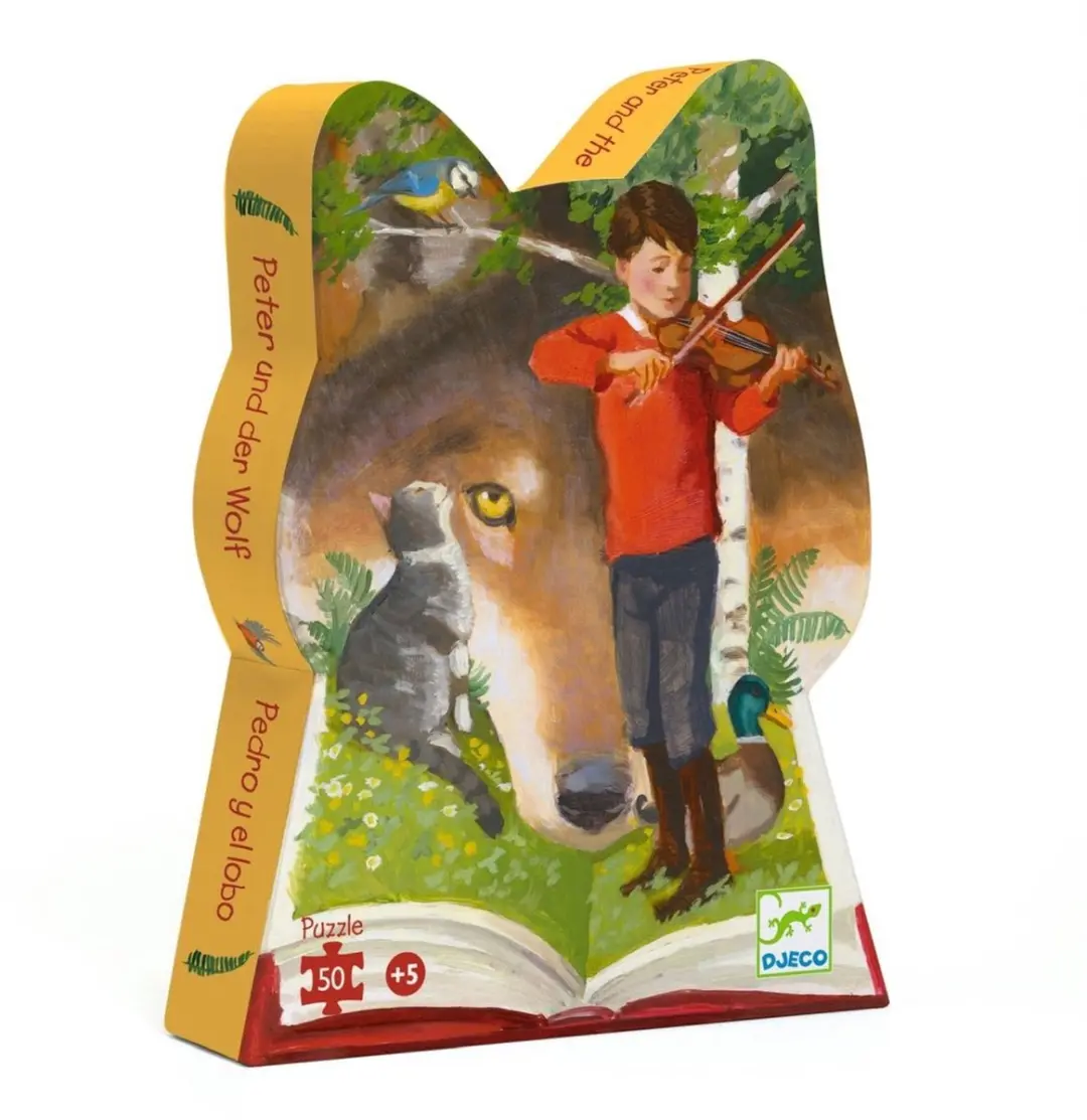 Djeco Silhouetpuzzel Peter and the Wolf