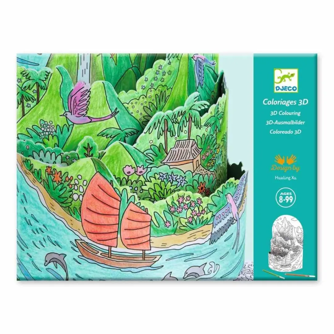 Djeco houten spel Au sommet de mon île