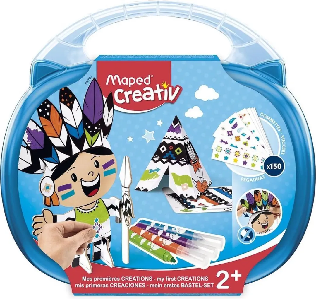 Knutselset Maped Early Age mijn eerste indianen kamp