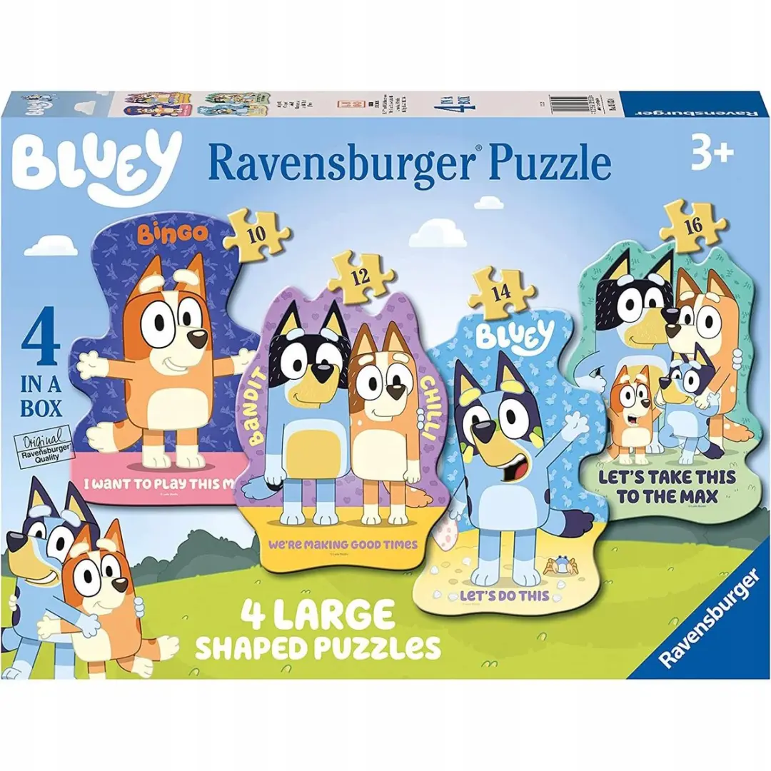 Bluey 4-in-1 Puzzel