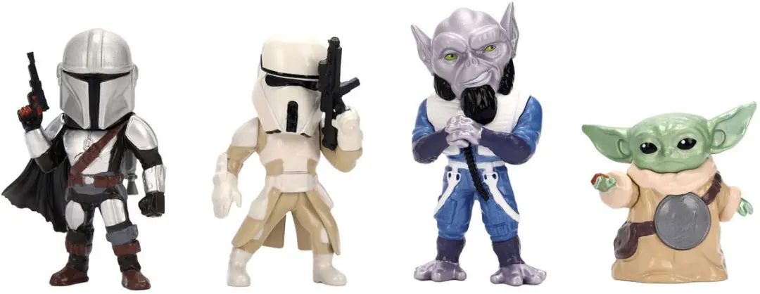 Jada Toys Star Wars Mini Figuur Wave 2 - 4 Stuks - 6,5 cm - Multicolor - afbeelding 3 van 6