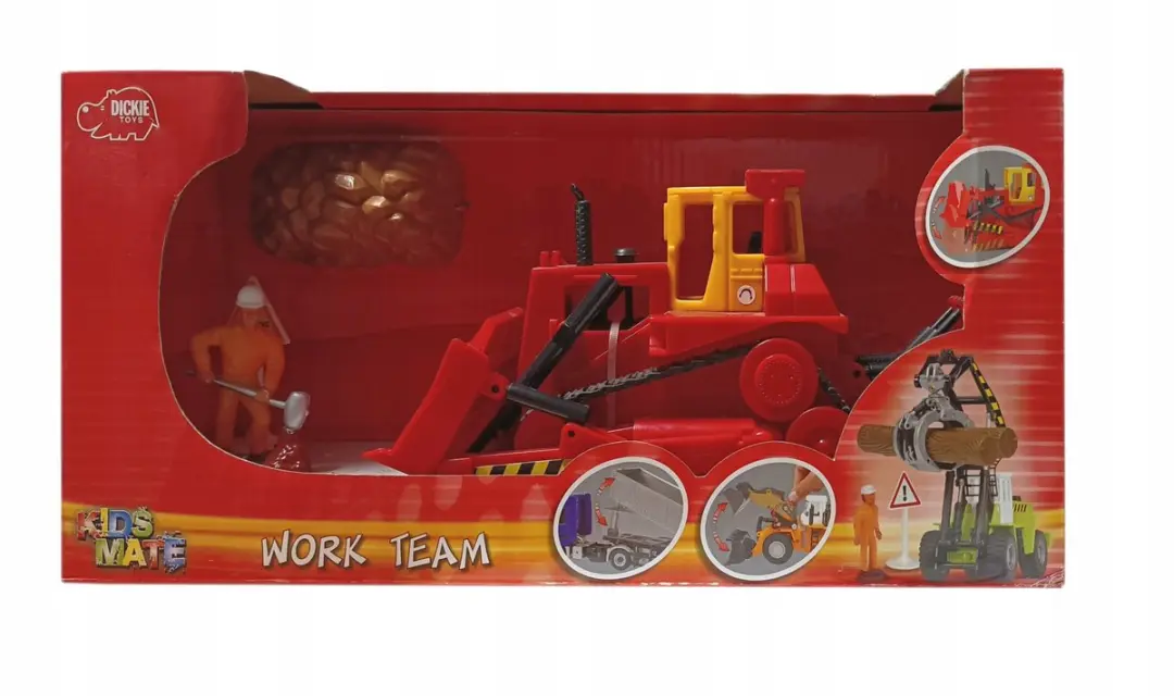 Dickie Work Team Bouwset met Voertuigen en Figuren