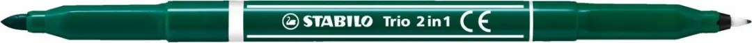 Stabilo Trio Dubbelzijdig Groene Stift & Fineliner