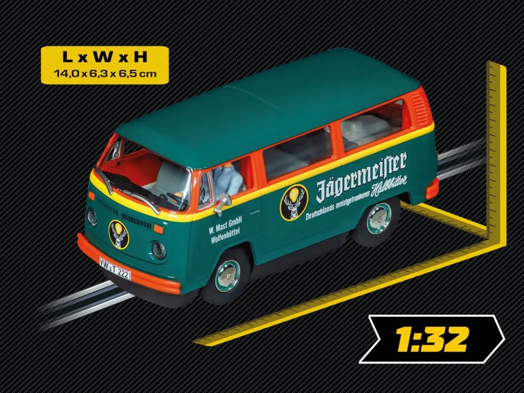 Carrera EVOLUTION VW BUS T2b 27795 - Jagermeister - 1:32 - afbeelding 2 van 3