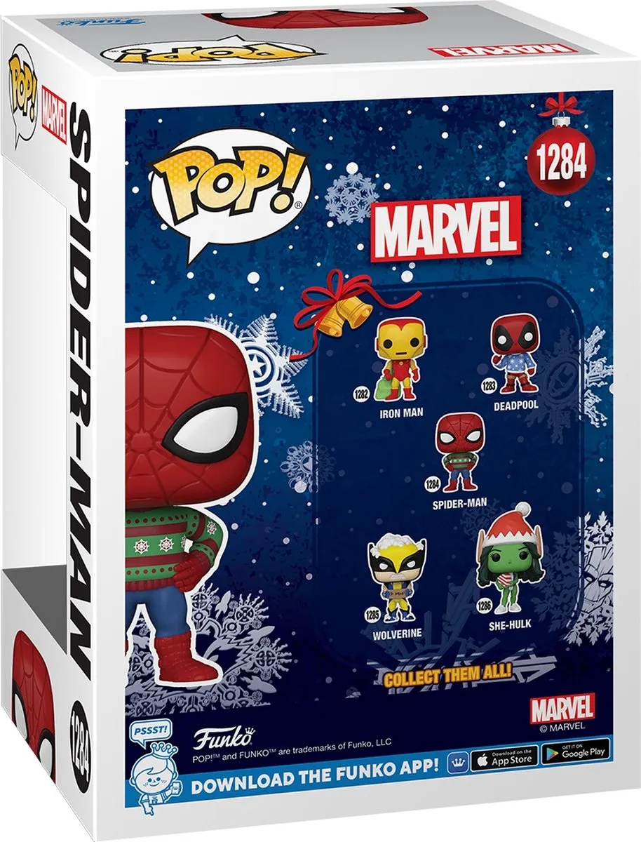 Marvel Funko POP! Spider-Man Verzamelfiguur 9cm - Multicolor