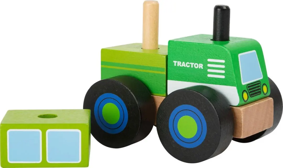 Houten traktor