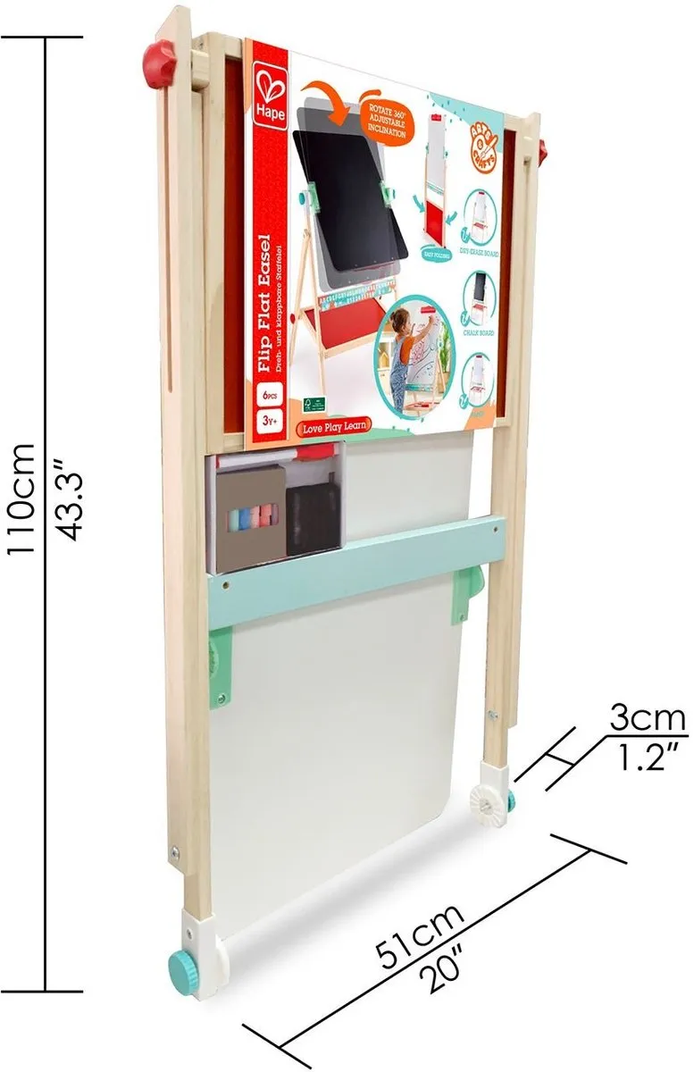 Hape Flip Flat Ezelset Multicolor - afbeelding 6 van 6