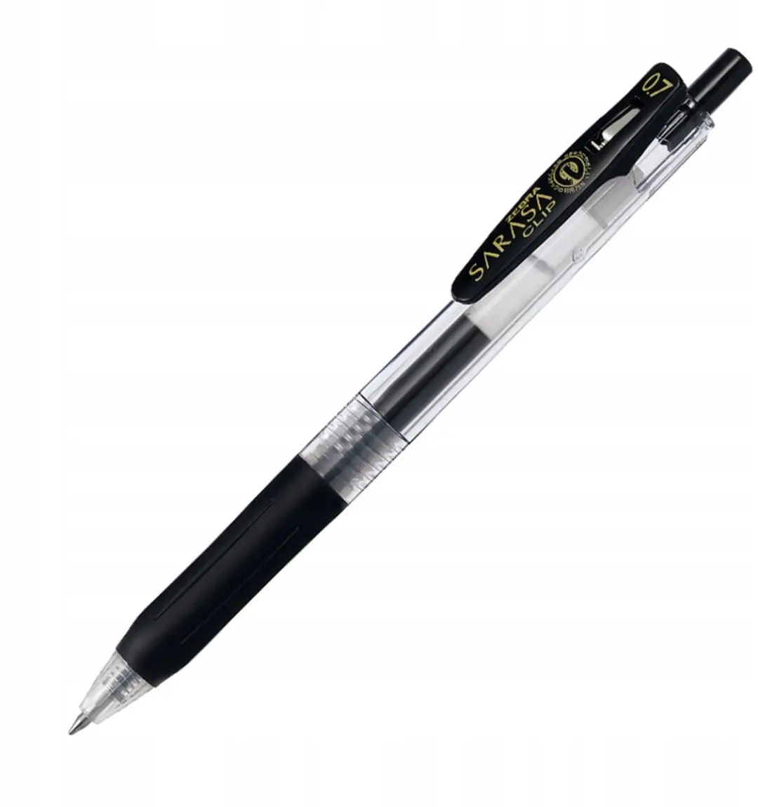 Zebra Sarasa Clip Gelpen 0.7mm Zwart