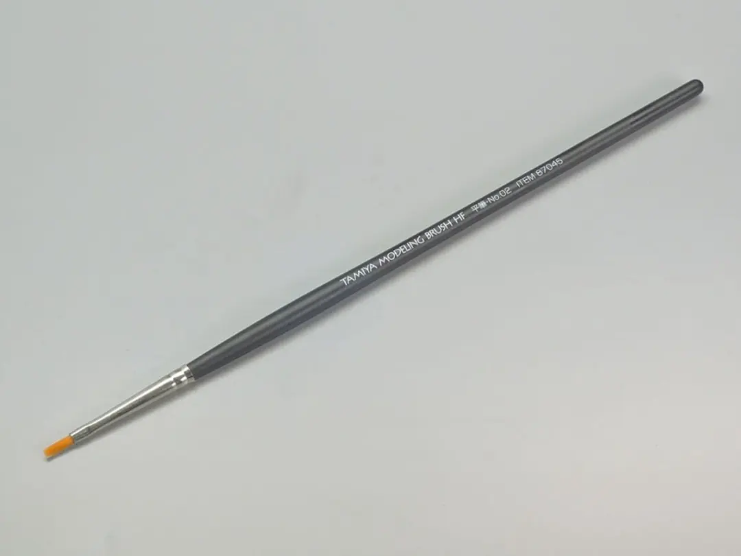 Tamiya HF Platte Kwast Synthetisch 2mm Modelbouw
