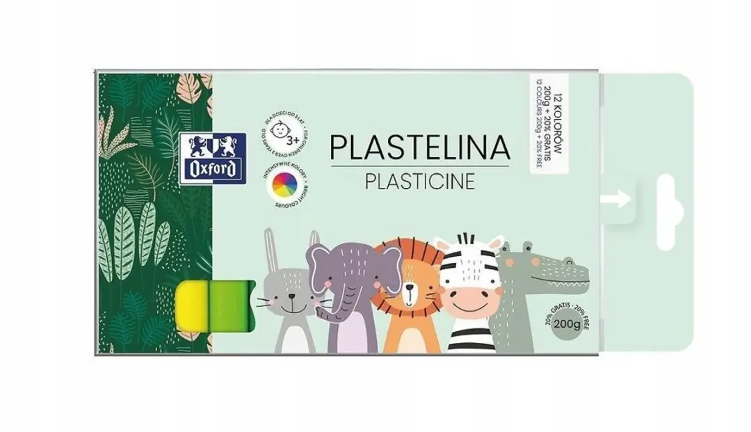 Plastiline Kleiset 12 Kleuren