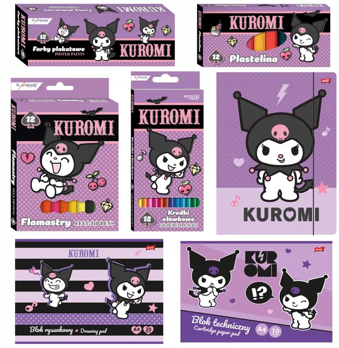 Kuromi Knutselset voor School: Verf, Klei, Stiften & Meer