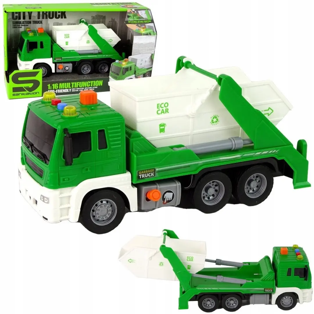 Speelgoed Vuilniswagen met Geluid & Licht