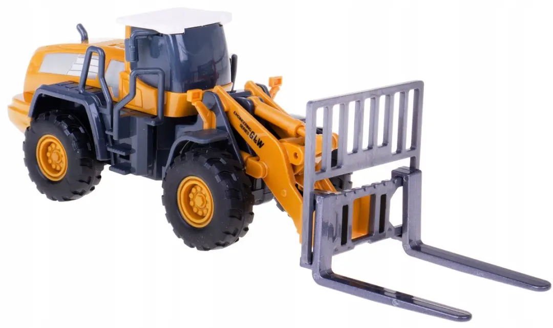 Bouwvoertuig Heftruck 1:55 met Metalen Vorken