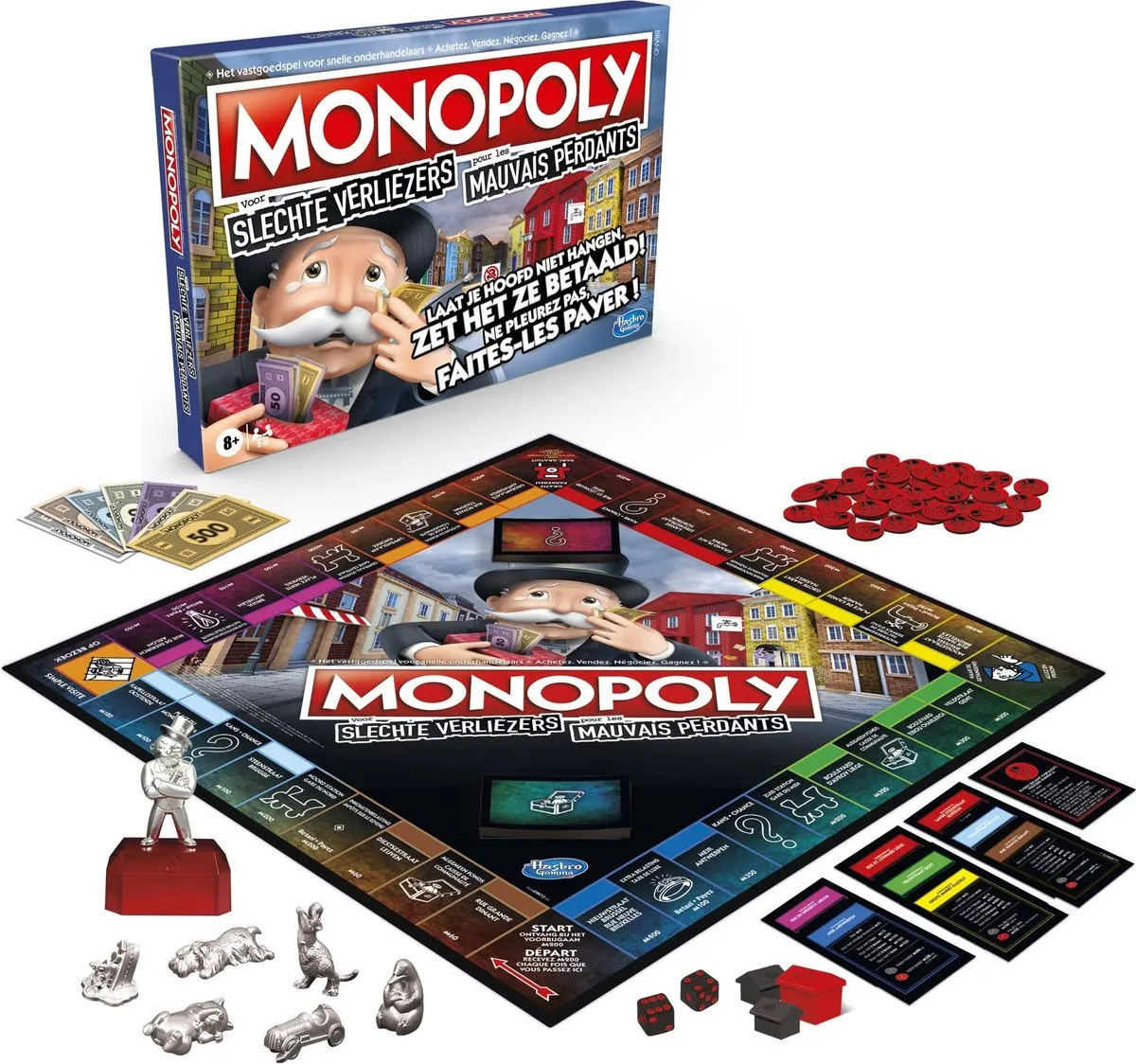 Monopoly Slechte Verliezers - Belgische Editie - Bordspel