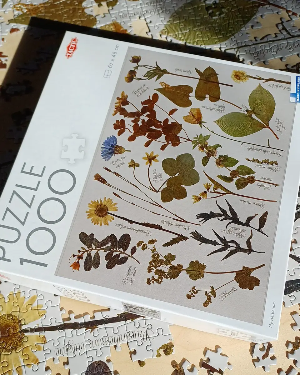 Tactic Puzzel My Herbarium 1000 Delen - Wit