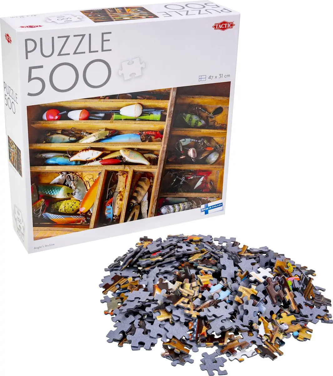 Tactic Puzzel Angler's Archive 500 Stuks - Wit