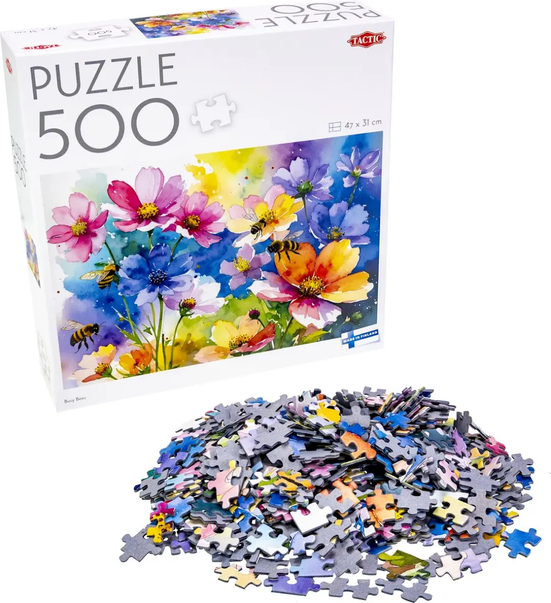 Tactic Bloeiende Bijen Tuin Puzzel 500 Stukjes