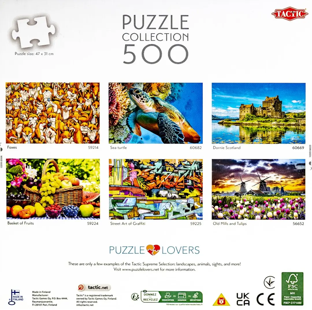 Tactic Bloeiende Bijen Tuin Puzzel 500 Stukjes