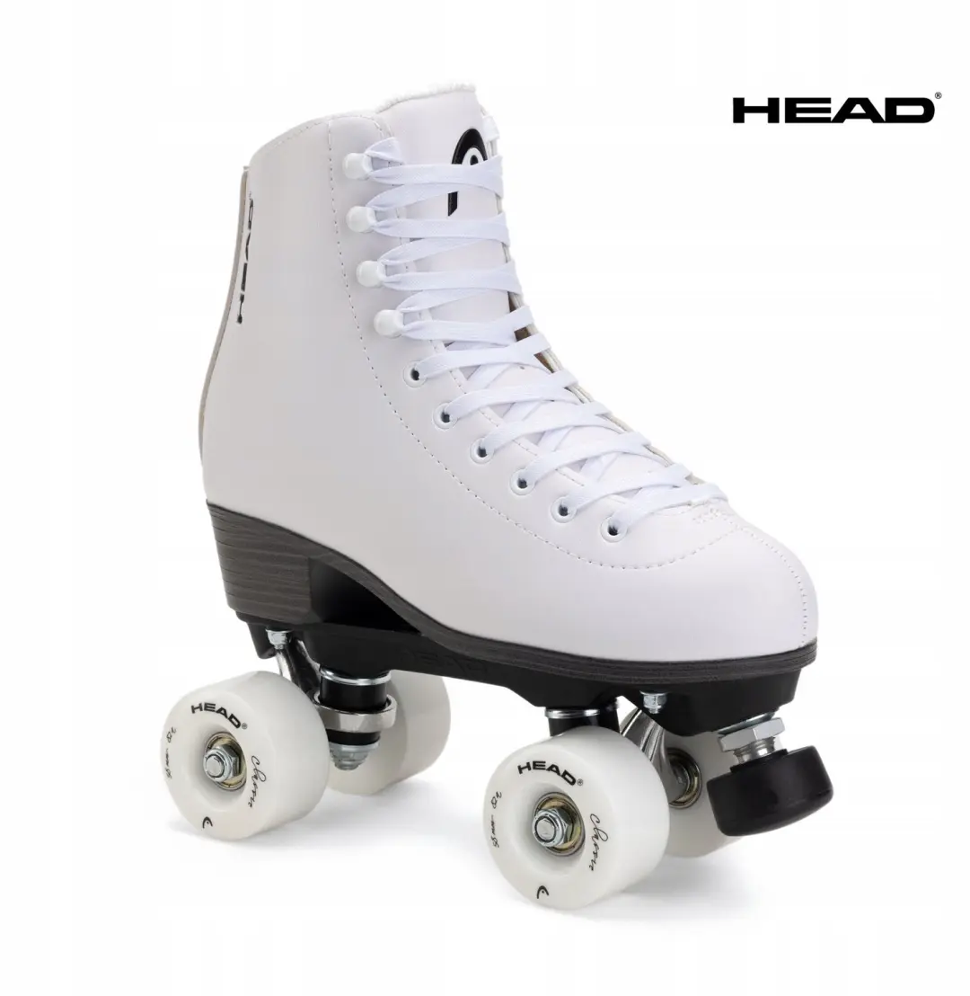 Dames rolschaatsen wit, aluminium frame, maat 40
